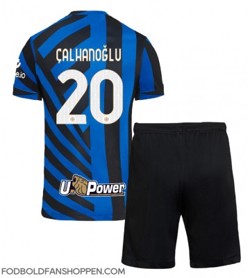 Inter Milan Hakan Calhanoglu #20 Hjemmebanetrøje Børn 2024-25 Kortærmet (+ Korte bukser)
